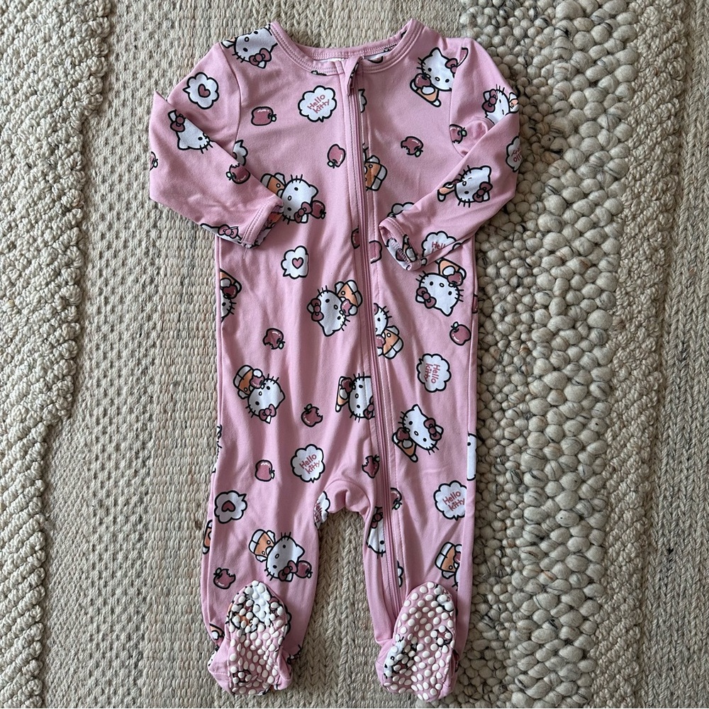 Hello Kitty Pink Footie Sleeper